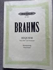 Brahms requiem klavierauszug gebraucht kaufen  Hofheim