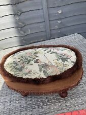 Vintage tapestry footstool for sale  Shipping to Ireland
