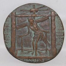 Bronzerelief plakette prophet gebraucht kaufen  Düsseldorf