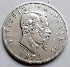 5 lire 1873 usato  Fiumicino