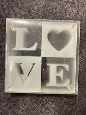 Frosted glass love for sale  Rochester