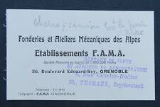 Carte visite fama d'occasion  Nantes-