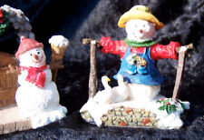 Small snowman figurines for sale  High Rolls Mountain Park