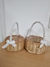 Wicker baskets flower for sale  LUTON