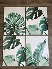 Tropical leaves 4piece for sale  Pflugerville