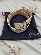 Armani belt white for sale  HEMEL HEMPSTEAD