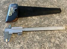 CRAFTSMAN 40181 Vernier Caliper D.J. Hardened Stainless With Leather Case USA for sale  Shipping to South Africa