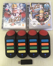 Usato, Buzz Germania Superquiz Sony PlayStation 3- Ps3 + Buzz Quiz + Wireless Buzz usato  Spedire a Italy