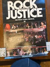 Rock justice poster for sale  San Francisco