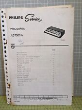 Service manual philips for sale  WORTHING