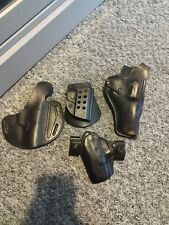 Police leather holsters for sale  BLYTH