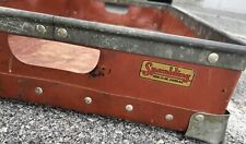 Vintage Spaulding Fibre Co Industrial Storage Bin Box With Handles for sale  Reading