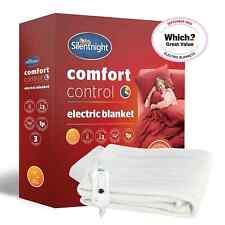 Double Electric Blanket White Over Heat Protection Throw Under Blanket 120x135cm for sale  Shipping to South Africa
