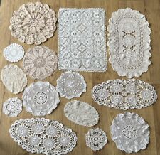 Victorian doilies lace for sale  TALYBONT