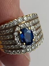18ct gold sapphire for sale  SIDCUP