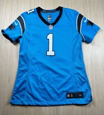 Camiseta deportiva de los Nike Carolina Panthers de la NFL para mujer con cámara azul mediana Newton en el campo segunda mano  Embacar hacia Argentina