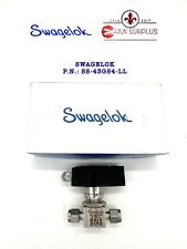 ~NEW~ SWAGELOK P.N.: SS-43GS4-LL, 1/4” SS-316, 2-WAY SERIES TUBING BALL VALVE! for sale  Shipping to South Africa