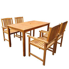 Qiangxing 5 piezas patio patio juego de comedor mesa y sillas patio patio patio comedor E2C4 segunda mano  Embacar hacia Argentina