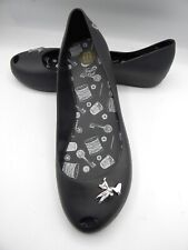 Sapatilhas Melissa Disney Black Jelly Peep Toe tamanho 9 comprar usado  Enviando para Brazil