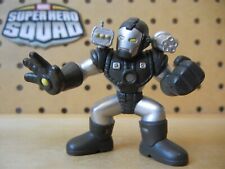 Marvel Super Hero Squad WAR MACHINE ojos y repulsores amarillos carbón/plateados segunda mano  Embacar hacia Argentina