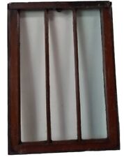 Used, 3-Pane Window and Frame Vintage Oak 22.5" x 31" x 2" for sale  Shipping to South Africa