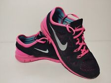 Używany, Nike Free 5.0 Tr Fit 5 (czarne / srebrne / różowe) Crossfit 704674-002 Damskie rozmiar 9 na sprzedaż  PL