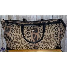 DVF Diane Furstenberg Cheetah Animal Print Bolsa Tapete Grande Bolsa de Viagem Weekender comprar usado  Enviando para Brazil