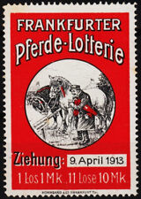 Antigua marca publicitaria 1913 lotería de caballos Frankfurt am Main /0510 segunda mano  Embacar hacia Argentina
