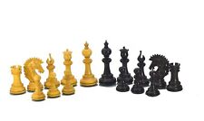 ROOGU Camelot 4.7'' Premium Figurki szachowe Zestaw HEBAN Bukszpan Indie Handmade na sprzedaż  Wysyłka do Poland