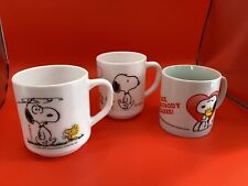 Vintage snoopy mugs for sale  TORRINGTON