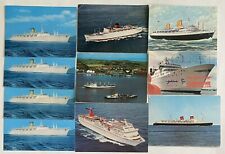 10 cartões postais antigos raros de navio/barco-luxo cruzeiro marítimo carnaval Europa-NR comprar usado  Enviando para Brazil