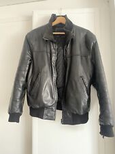 Leather jacket mens for sale  LONDON