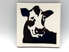 Cow tile ceramic for sale  Shipping to Ireland