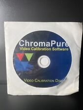 ChromaPure Chroma Pure Video Calibration Software Disc, used for sale  Shipping to South Africa