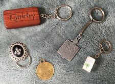 Llaveros únicos de colección, madera, metal, acrílico, latón, magnético - lote de 5 artículos segunda mano  Embacar hacia Argentina