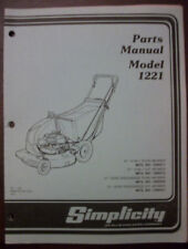 Simplicity parts manual for sale  Bremen