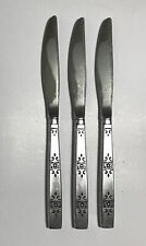 Oneida Profile Orlando Stainless Steel Flatware Knives 9-1/4" Cutlery Set of 3  for sale  Shipping to South Africa