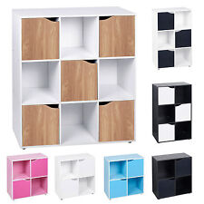 Cube wooden bookcase for sale  UK