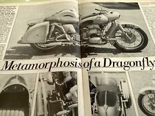 DOUGLAS DRAGONFLY STEIB SIDECAR COMBINATION OUTFIT PERIOD MOTORCYCLE  ARTICLE. for sale  Shipping to South Africa
