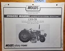 Woods L306-DB Mower for David Brown 780 880 885 3800 4600 Operator Parts Manual for sale  Niagara Falls