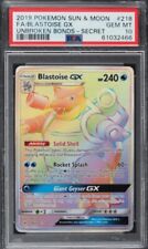 2019 POKEMON SUN & MOON UNBROKEN BONDS HIPER RARO BLASTOISE GX #218 PSA 10 GEM comprar usado  Enviando para Brazil