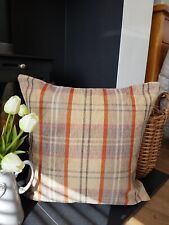 Inch tartan cushion for sale  STOCKPORT