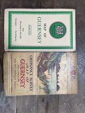 Vintage maps guernsey for sale  ALTRINCHAM