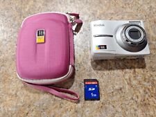 Cámara digital Kodak EasyShare C613 6,0 MP blanca con tarjeta SD y estuche rosa, probada, usado segunda mano  Embacar hacia Argentina