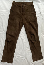 Dunkelbraune wildlederhose gebraucht kaufen  Korbach