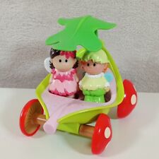 ELC Happyland Fairy leaf chariot carriage & figures toddler toy playset bundle 2, used for sale  Shipping to South Africa