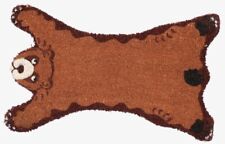 Coir doormat bear for sale  Shipping to Ireland