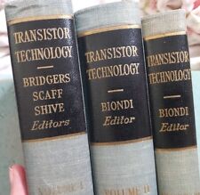 Transistor Technology 3 Vol Bell Labs Ex-Biblioteca General Electric Ver Ramo , usado comprar usado  Enviando para Brazil