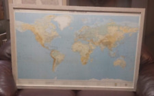 custom framed world map for sale  New Glarus