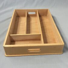Wooden cutlery tray for sale  New Hampton